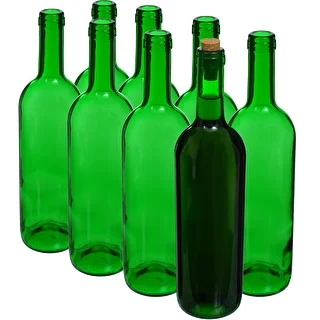 Fľaša na víno 0,75 L zelená - balenie 8 ks. – photo 2