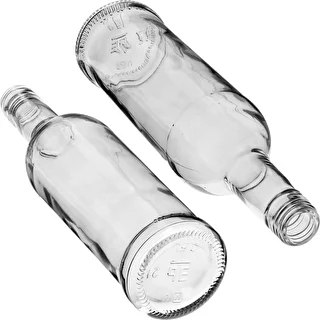Fľaša 500 ml Štíhla, s čiernym uzáverom, na vodku, 6 ks – photo 6