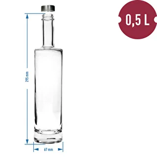 Fľaša Nadčasová 500 ml so skrutkovacím uzáverom, 1 ks – photo 4