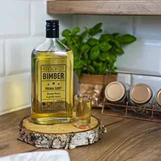 Fľaša – ploskačka 500 ml so skrutkovacím uzáverom, potlač „Bimber PRL“, 1 ks. – photo 6