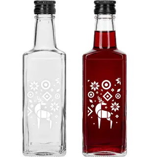 Fľaša Receptura, 250 ml so skrutkovacím uzáverom – Vianočný Sob – photo 2