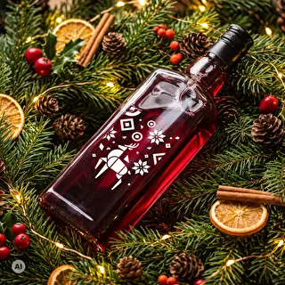 Fľaša Tynktura, 500 ml s uzáverom – Vianočný Sob – photo 6