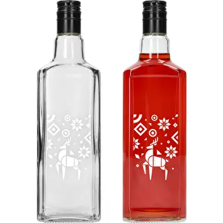 Fľaša Tynktura, 500 ml s uzáverom – Vianočný Sob – photo 2