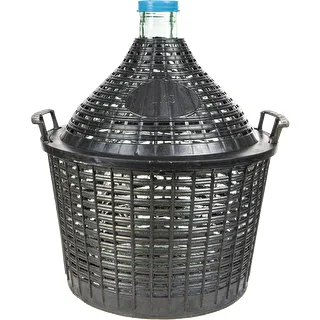 Balón na víno 15 L v plastovom koši – photo 1