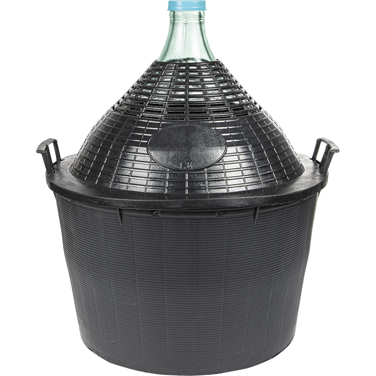 Balón na víno 34 L v plastovom koši