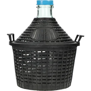 Balón na víno 5L v plastovom koši – photo 1