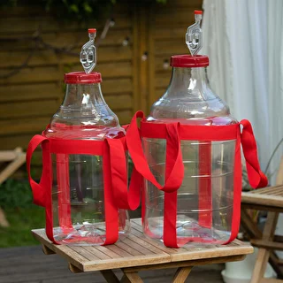 Balón na víno ľahký, nerozbitný, s popruhmi, 15 L – photo 10