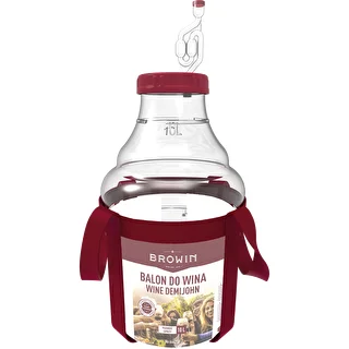 Balón na víno ľahký, nerozbitný, s popruhmi, 10 L – photo 3