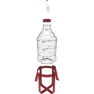 Balón na víno ľahký, nerozbitný, s popruhmi, 20 L – photo 2