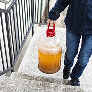 Balón na víno ľahký, nerozbitný, s držiakom, 10 L – photo 17
