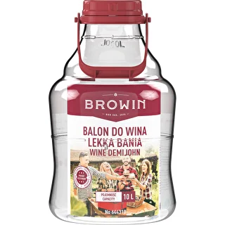 Balón na víno ľahký, nerozbitný, s držiakom, 10 L – photo 3