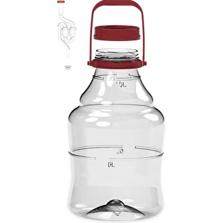 Balón na víno ľahký, nerozbitný, s držiakom, 10 L – photo 2