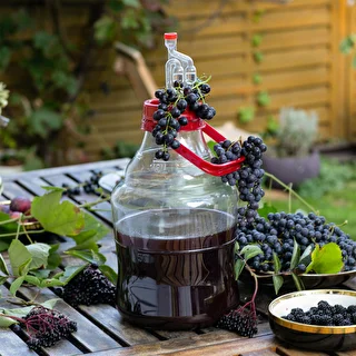 Balón na víno ľahký, nerozbitný, s držiakom, 10 L – photo 8
