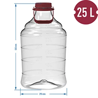 Balón na víno ľahký, nerozbitný, s držadlom, 25 L – photo 6