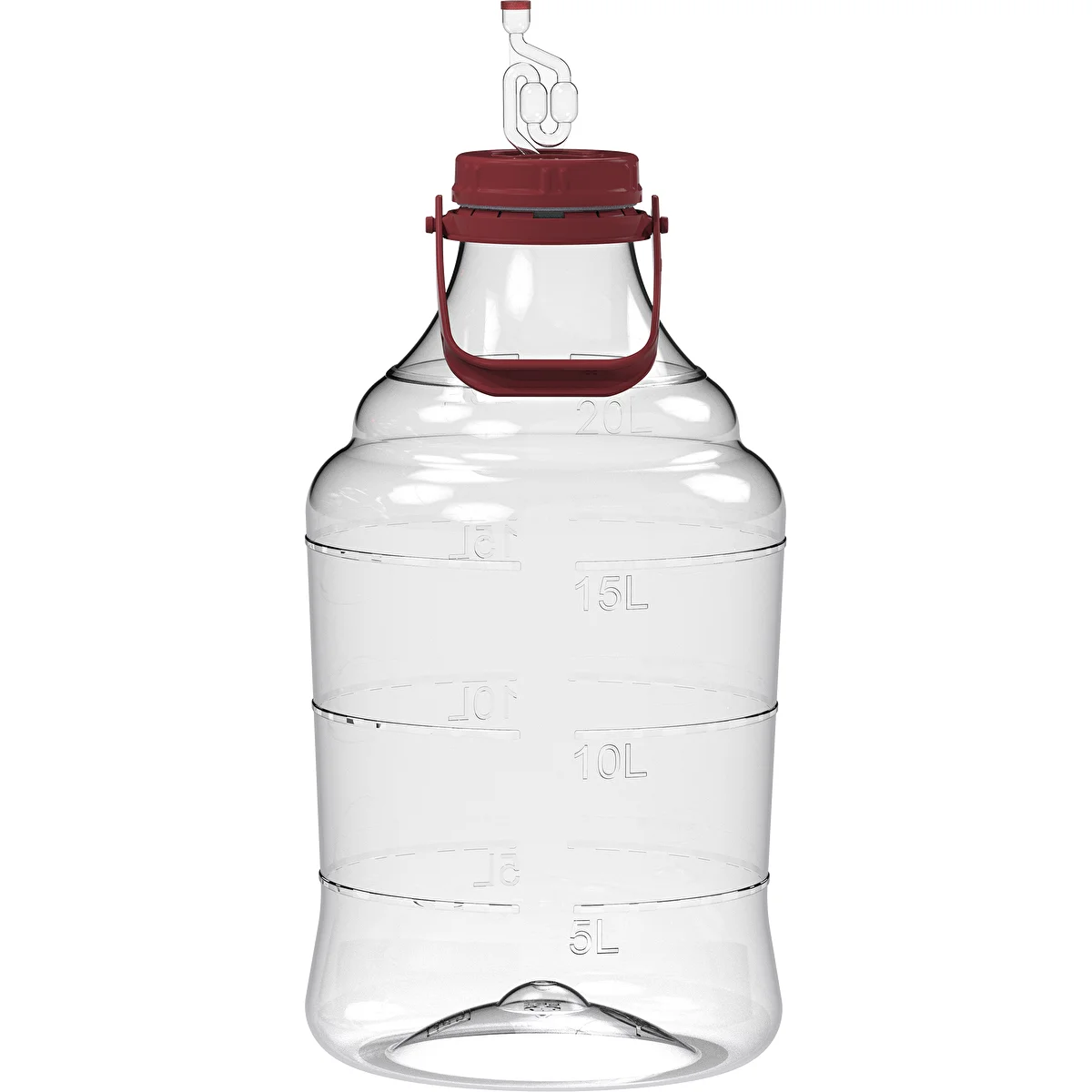 Balón na víno ľahký, nerozbitný s držadlom, 20 L