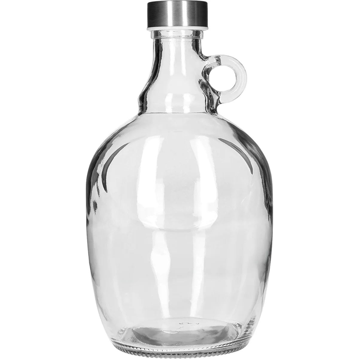 Dáma Demižón 1,5 L, s kovovým uzáverom fi 43 mm a držadlom