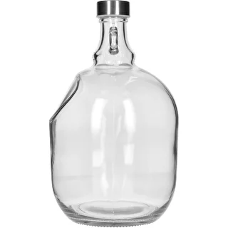 Dáma Demižón 3 L, s kovovým uzáverom fi 43 mm a držadlom – photo 2