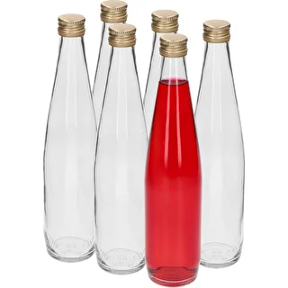 Fľaša Klubová 500 ml so zlatým skrutkovacím uzáverom, sada 6 ks. – photo 3