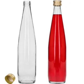 Fľaša Klubová 500 ml so zlatým skrutkovacím uzáverom, sada 6 ks. – photo 4