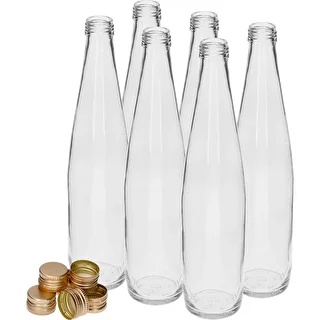 Fľaša Klubová 500 ml so zlatým skrutkovacím uzáverom, sada 6 ks. – photo 2