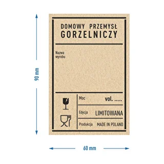 Samolepiace etikety 60x90 mm na fľaše, vodku, 3 vzory 20 ks. – photo 7