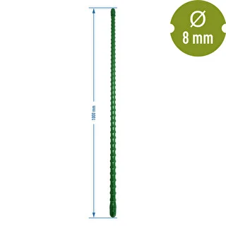 Oceľová tyčka s PE povlakom 1m x 8mm – photo 2