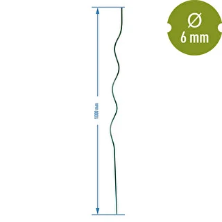 Špirálová oceľová tyčka 1m x 6mm – photo 2