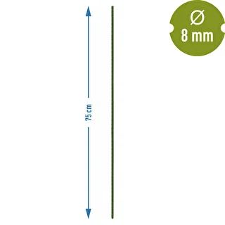 Záhradné tyčky Bioogród – oceľové povlečené, 0,75 m, fi 8 mm, 10 ks. – photo 3