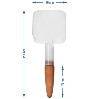 Zavlažovač pre rastliny - biela tabuľka s keramickou nožičkou, 200 ml – photo 5