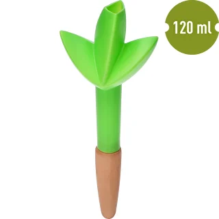 Zavlažovač pre rastliny – zelený list s keramickou nožičkou, 120 ml – photo 2