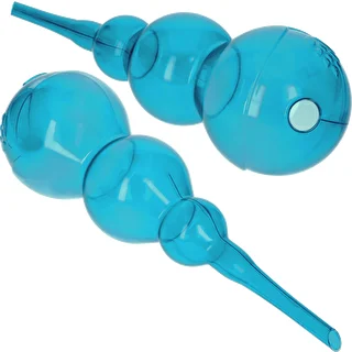 Trojitá zavlažovacia guľa (trojkomorová), priehľadná modrá, 600 ml – photo 2