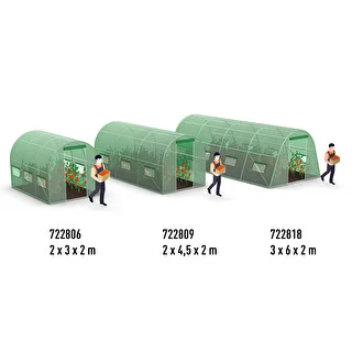 Záhradný skleník (fóliový) 3x6x2 m – photo 17