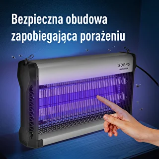 Lampa na hubenie hmyzu UVA 40 W, strieborná – photo 7