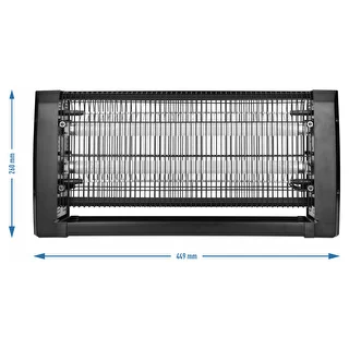 Lampa na hubenie hmyzu UVA 20 W, čierna – photo 4
