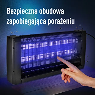 Lampa na hubenie hmyzu UVA 20 W, čierna – photo 7