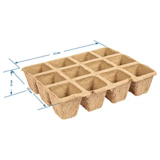 Papierové kvetináče 4,5x5x4,5 cm, 30 ks. – photo 5
