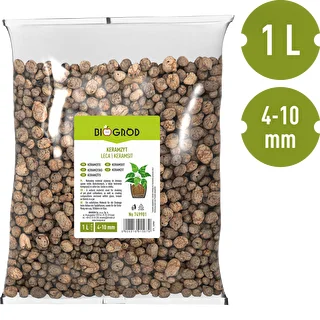 Keramzit pre izbové rastliny, záhradníctvo a lesy v skle, 4-10 mm, 1L – photo 3