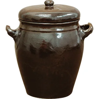 Keramika - hrniec 1,6l rustikálny s pokrievkou – photo 1