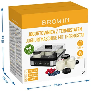 Jogurtovač s termostatom, 9 pohárov, 1,6 L – photo 12