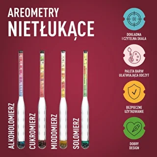 Nerozbitný soľomer so skúmavkou, rozsah merania: 0–300 g soli/L – photo 6