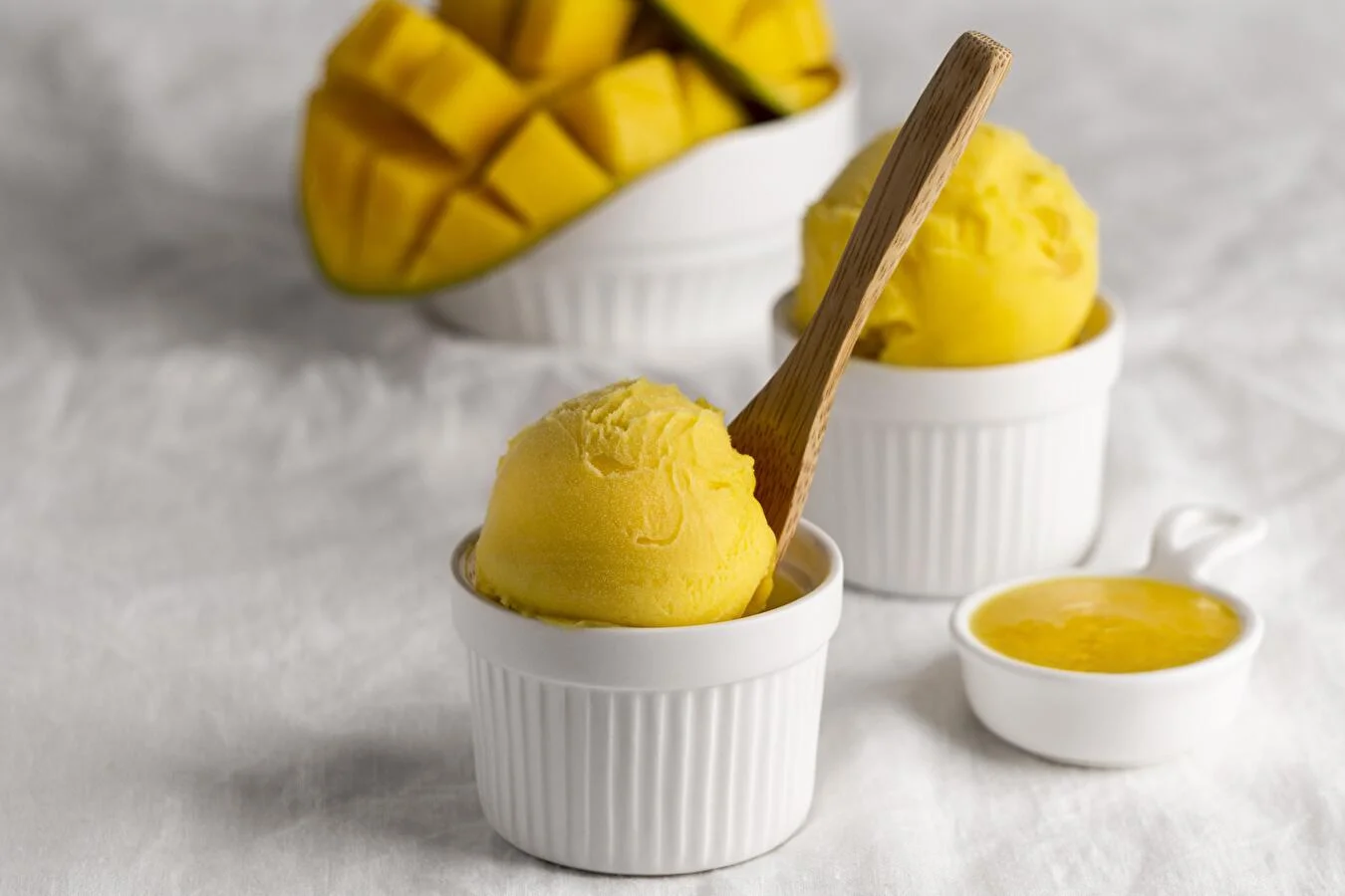 Osviežujúci mangový sorbet - prírodný, ľahký a plný chuti!