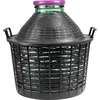 Balón na víno 20 L so širokým hrdlom v plastovom koši - 4 