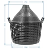 Balón na víno 25 L v plastovom koši - 7 ['demižón', ' fľaša na víno', ' balón na víno', ' na pivo', ' na fermentáciu', ' domáce víno', ' sklenený balón na víno', ' na likéry', ' na medovinu']