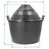 Balón na víno 34 L v plastovom koši - 6 ['demižón', ' fľaša na víno', ' balón na víno', ' na pivo', ' na fermentáciu', ' domáce víno', ' sklenený balón na víno', ' na likéry', ' na medovinu']