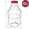 Balón na víno ľahký, nerozbitný, s popruhmi, 10 L - 6 ['balóny na víno', ' balóny na pivo', ' nádoby na víno', ' nádoby na pivo', ' nádoby PET', ' balóny so širokým hrdlom', ' vinárske súpravy', ' nerozbitné nádoby', ' nádoby na fermentáciu', ' balóny na fermentáciu', ' balóny so skrutkovacím uzáverom', ' balóny s príslušenstvom', ' novinky vo vinárstve', ' domáce vína', ' domáce pivá', ' popruhy na prenášanie', ' balóny', ' z plastu', ' nerozbitné', ' fermentor', ' demižón', ' galón', ' víno', ' pivo', ' s popruhmi', ' súprava', ' 10L']