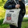 Bavlnená taška - šunkovar - 3 ['taška na opakované použitie', ' ekologická taška', ' bez plastu', ' nákupná taška', ' taška na rameno', ' šunkovar', ' so šunkovarom']