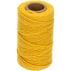 Bavlnený špagát žltý 2 mm/55 m/100 g  - 1 ['bavlnený špagát', ' bavlnený povraz', ' špagát pre jemné rastliny', ' prírodný špagát', ' ekošpagát', ' špagát na makramé', ' špagát na viazanie', ' špagát na ručné práce', ' špagát na sťahovanie', ' žltý špagát', ' žltý povraz']