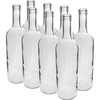 Biela fľaša na víno 0,75 L - balenie 8 ks - 4 
