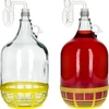 Dama 5L s korkom, horizontálnou trubičkou a uzáverom - 5 ['súprava na víno pivo med', ' dama', ' dama 5 litrov', ' demižón', ' demižón na víno', ' demižón dama', ' dama v koši', ' dama 5 L', ' balón 5 L', ' demižón v koši', ' fľaša dama 5L v koši', ' balón', ' demižón na víno', ' súprava s fermentačnou trubičkou', ' domáce nápoje', ' horizontálna fermentačná trubička', ' demižón na pálenku', ' dama na fermentáciu', ' súprava na víno pre začiatočníka', ' fermentačná fľaša']