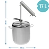 Destilátor Pot-Still na tlakovom hrnci 17 L - 8 ['destilácia', ' destilát', ' pálenka', ' jedlá z tlakových hrncov', ' aký destilačný prístroj vybrať', ' varenie v tlakových hrncoch', ' destilátor Browin', ' modulárne destilátory', ' čistý destilát', ' destilačná súprava', ' súprava na destiláciu', ' destilačná súprava s tlakovým hrncom', ' destilácia na rôznych zdrojoch tepla', ' tlakový hrniec', ' varenie v tlakových hrncoch', ' hrniec z nehrdzavejúcej ocele', ' tlakový hrniec moderné varenie', ' rýchle varenie', ' must have v kuchyni', ' prečo sa oplatí mať tlakový hrniec', ' výhody tlakových hrncov', ' hrniec 17 litrov']
